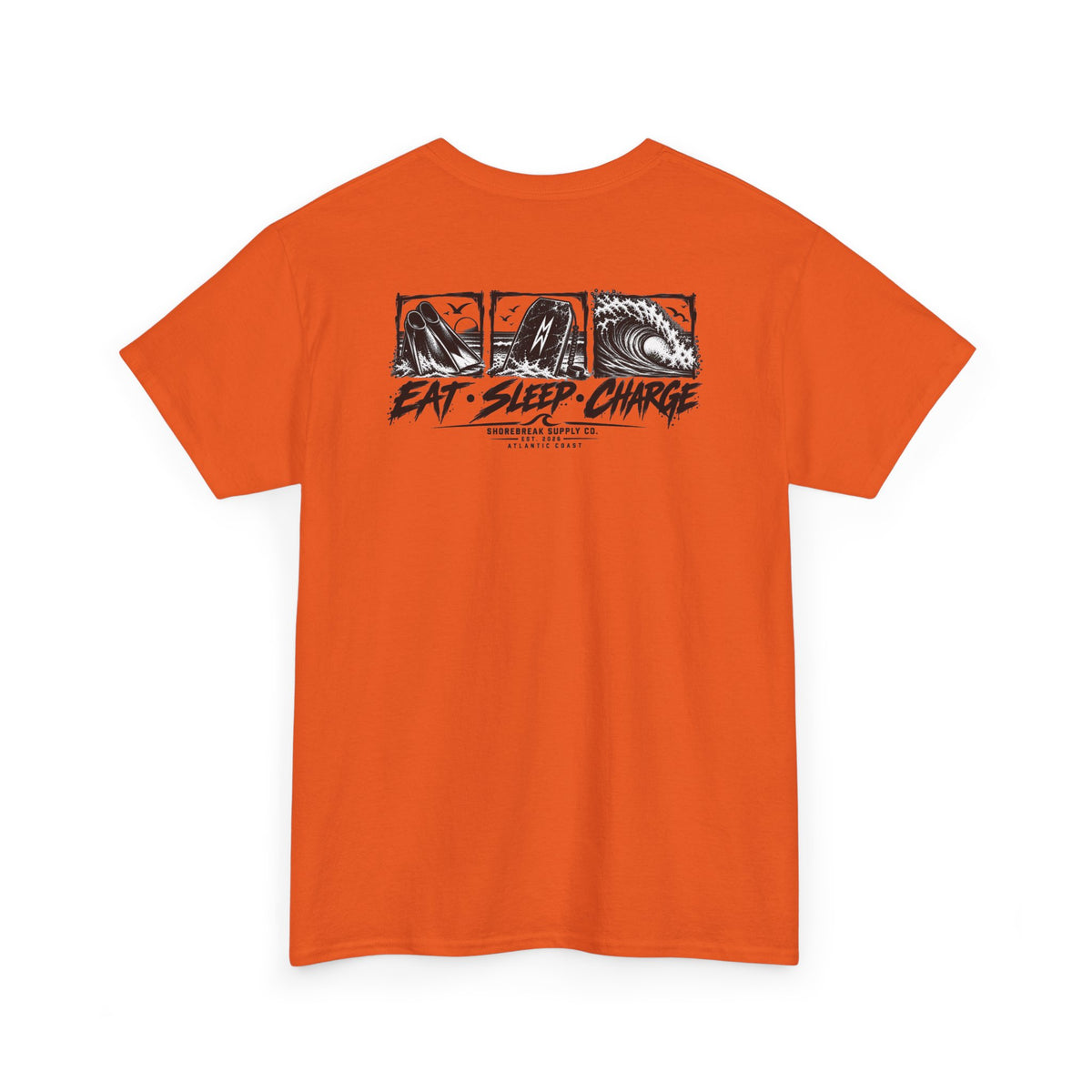 Eat, Sleep, Charge'  Surf Tee