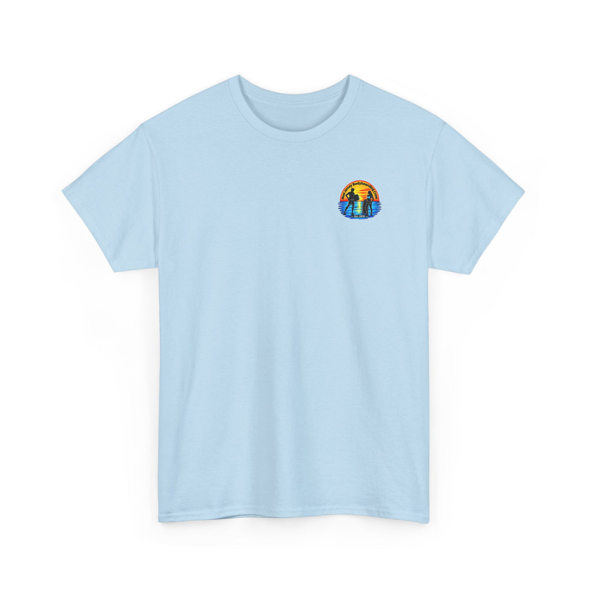 Bodyboarding Club Tee — Retro Sunset Silhouette Shirt