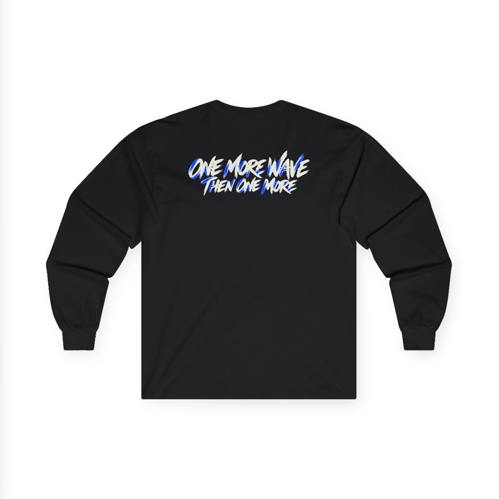 One More Wave Long Sleeve Tee – Retro Surf Graphic
